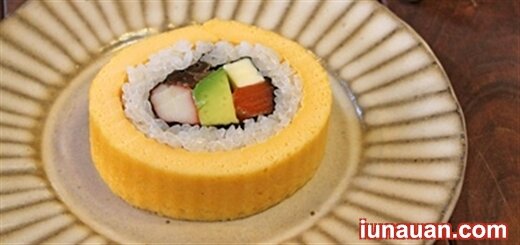 Lót dạ với món sushi trứng cuộn vừa ngon vừa lạ !
