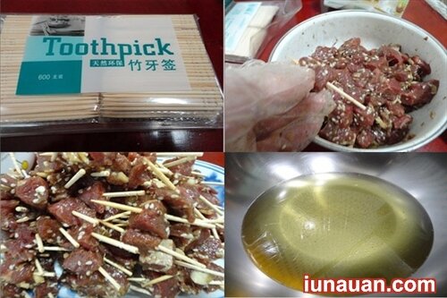 Ảnh minh họa 5 - Cách làm món thịt bò xiên chiên vừng ngon miễn chê !