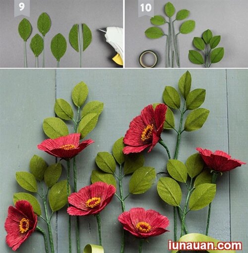 Ảnh minh họa 5 - Tự làm bình hoa giấy cục vạn thọ siêu đẹp, siêu xinh trang trí cho căn phòng nhỏ !