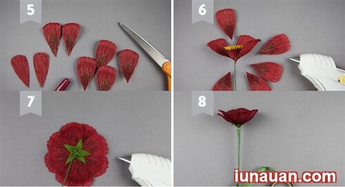 Ảnh minh họa 4 - Tự làm bình hoa giấy cục vạn thọ siêu đẹp, siêu xinh trang trí cho căn phòng nhỏ !