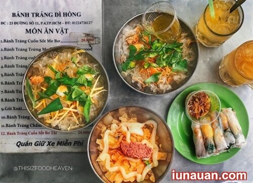 Ảnh minh họa 1 - Những tiệm bánh tráng ngon không cưỡng nồi ở Sài Gòn !