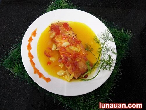 Ảnh minh họa 4 - Cách làm món cá hồi sốt cam sanh chảnh - món ăn bổ dưỡng và ngon miệng !
