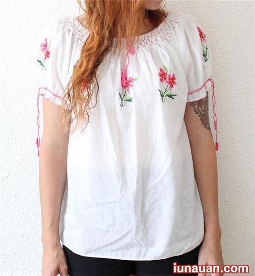 Ảnh minh họa 12 - Hô biến chiếc áo sơ mi cũ thành áo crop top xinh xắn, đáng iu !