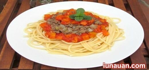 Hướng dẫn cách làm Mỳ Ý (mỳ Spaghetti) sốt cà chua bò siêu ngon, siêu dễ !