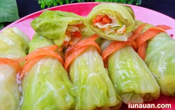 Ảnh minh họa 2 - Cách làm món bắp cải cuộn chay thơm ngon, thanh mát !